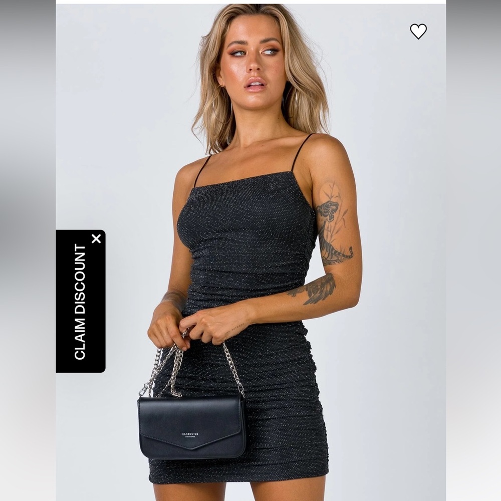 Princess Polly Reeva Mini Dress Black